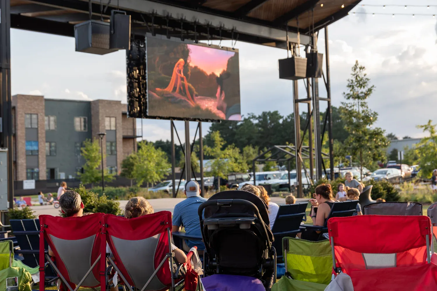 Community gathering at Wire Park